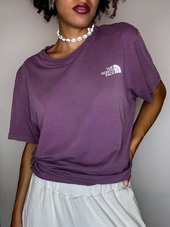 Tee shirt aubergine THE NORTH FACE L vintage