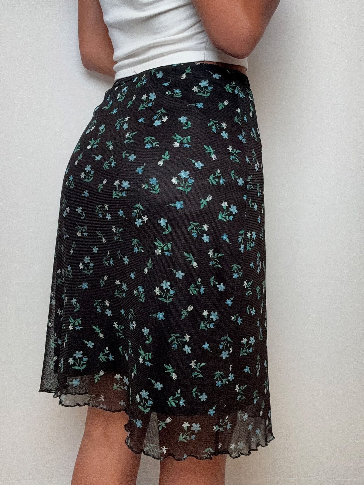 Jupe en mesh M vintage