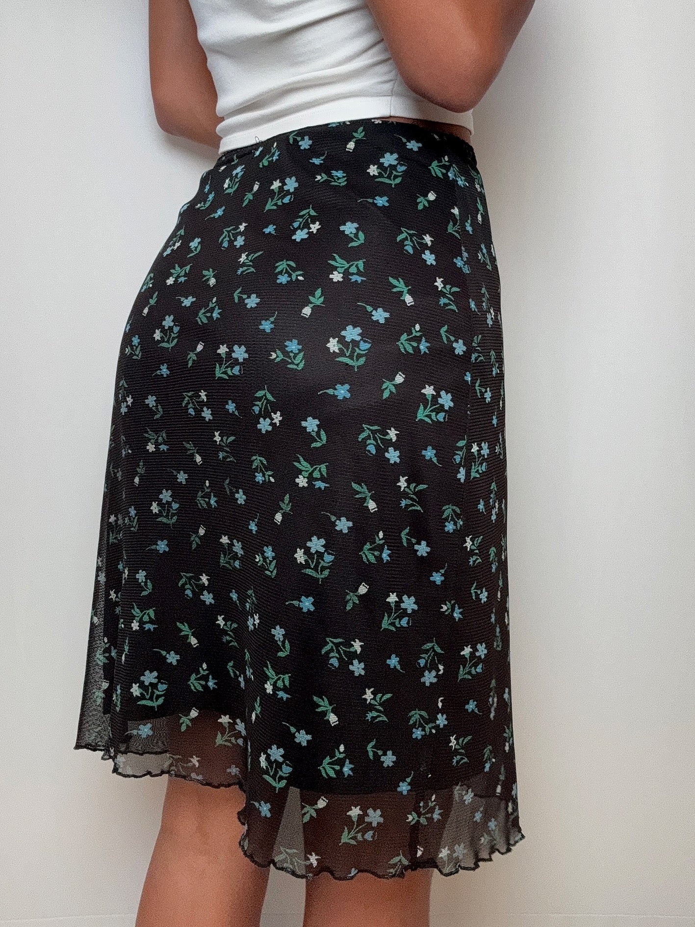 Jupe en mesh M vintage
