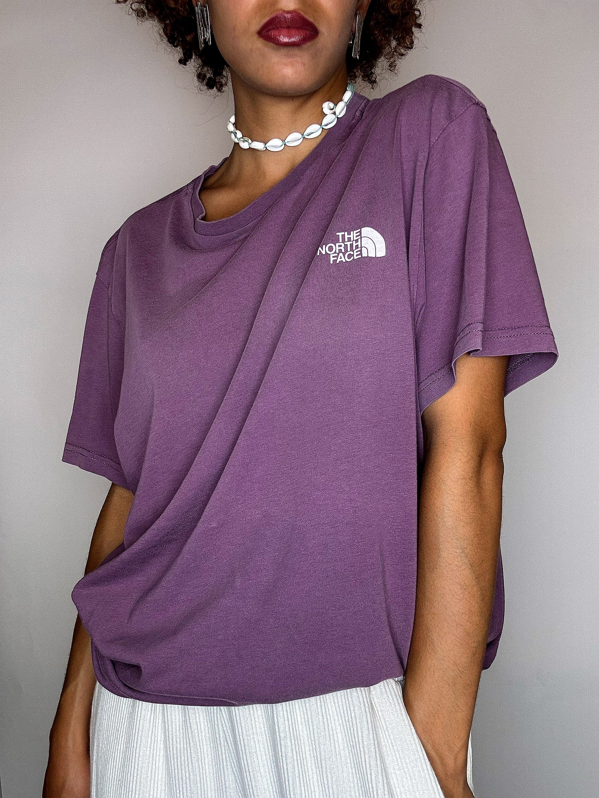 Tee shirt aubergine THE NORTH FACE L vintage