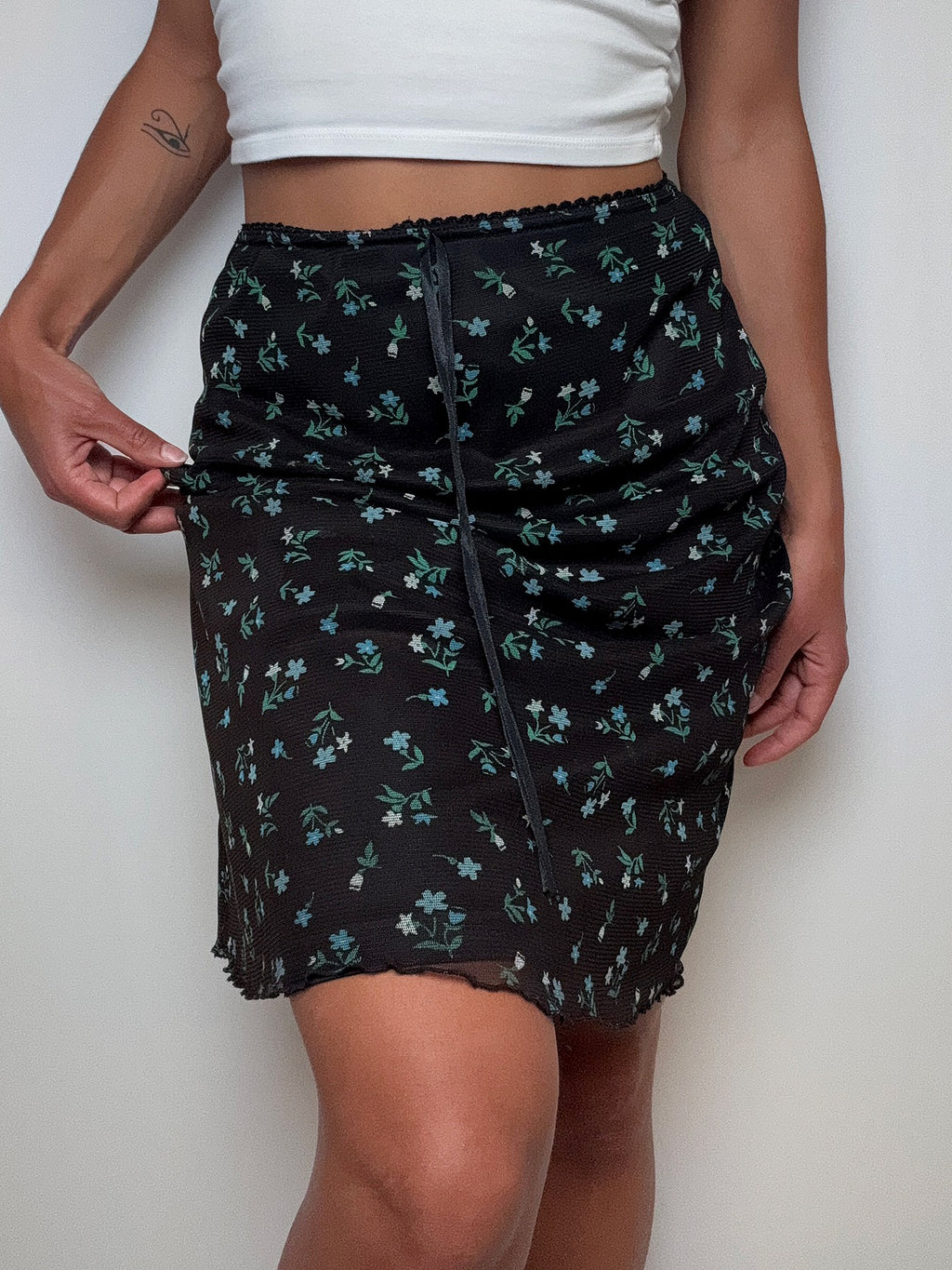 Jupe en mesh M vintage