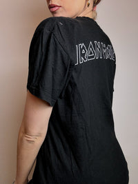 IRON MAIDEN M Vintage schwarzes T-Shirt