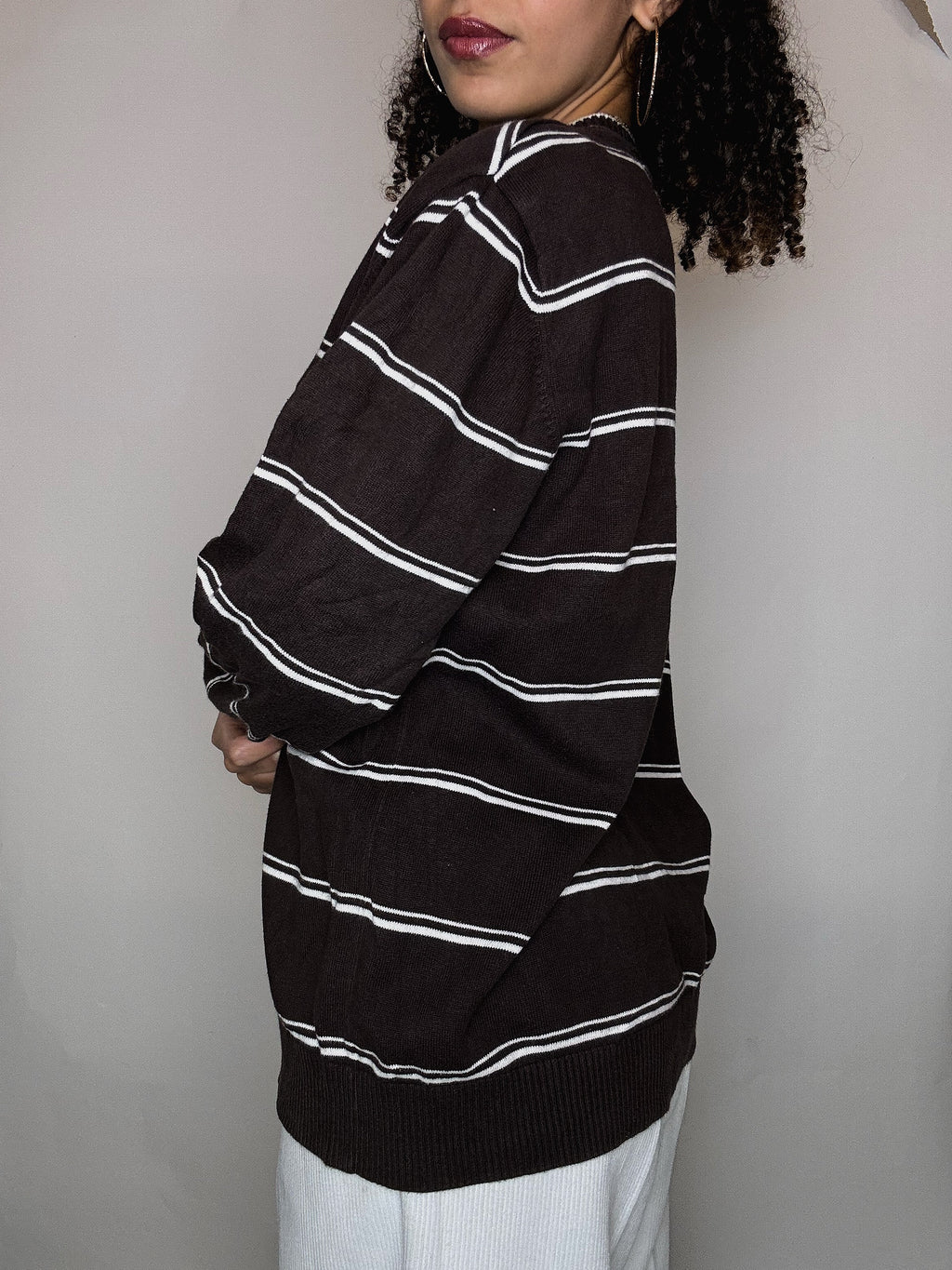 Pull brun Tommy Hilfiger L vintage
