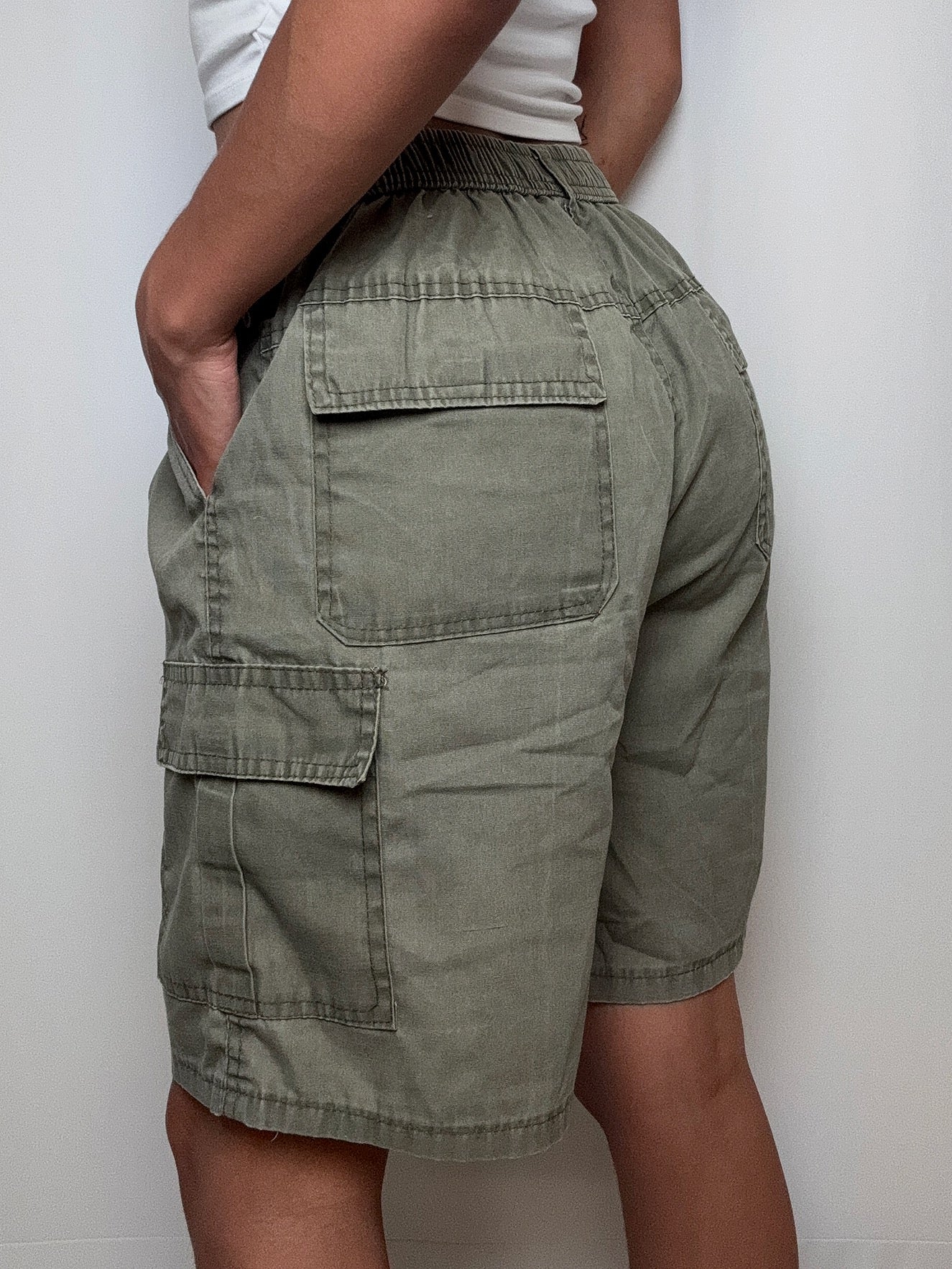 Short cargo kaki L vintage
