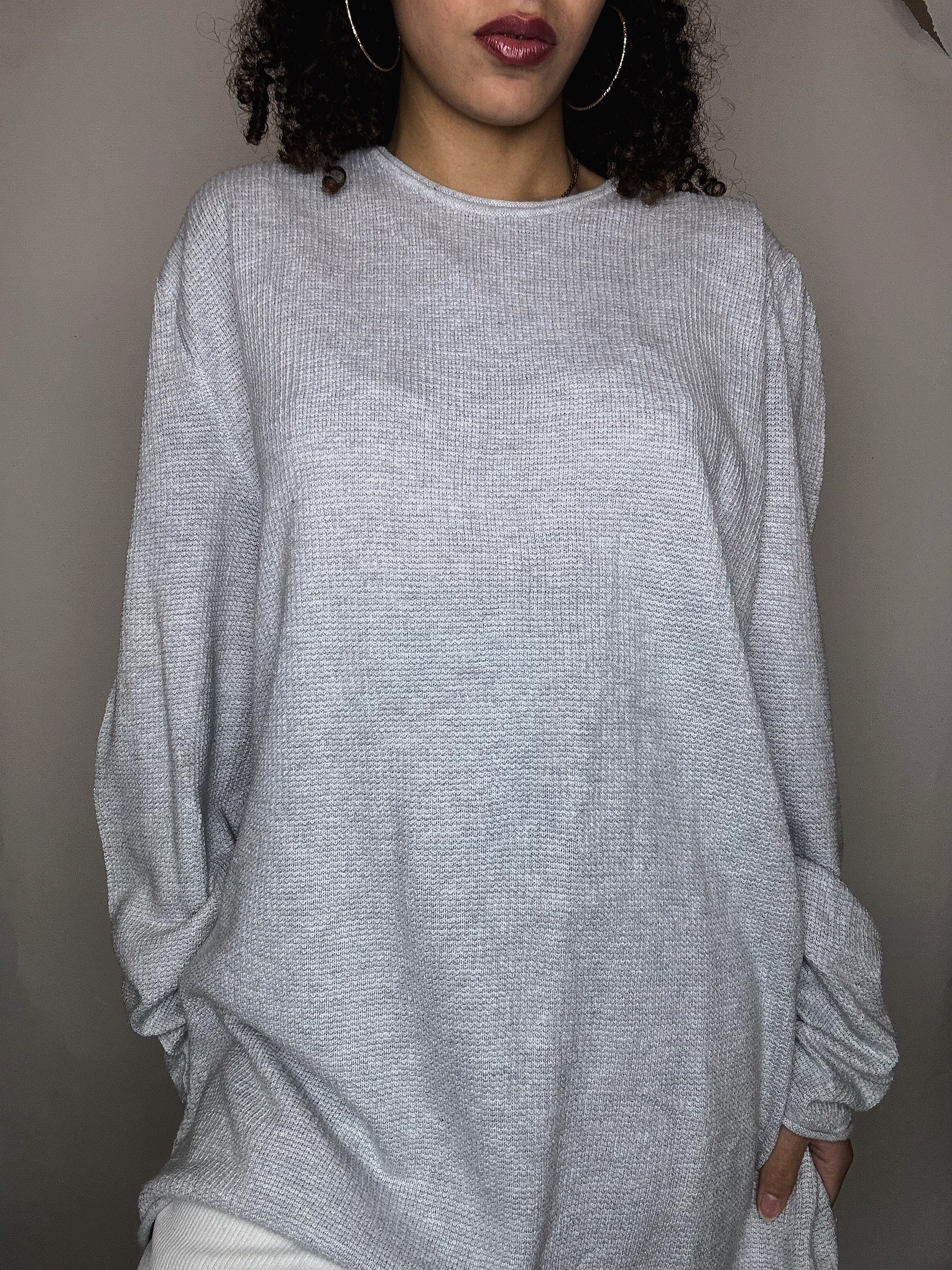 Pull thermal gris Calvin Klein 2XL vintage