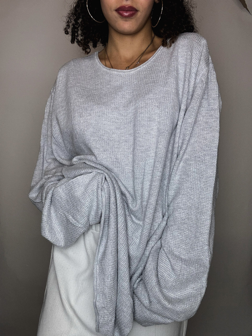 Pull thermal gris Calvin Klein 2XL vintage