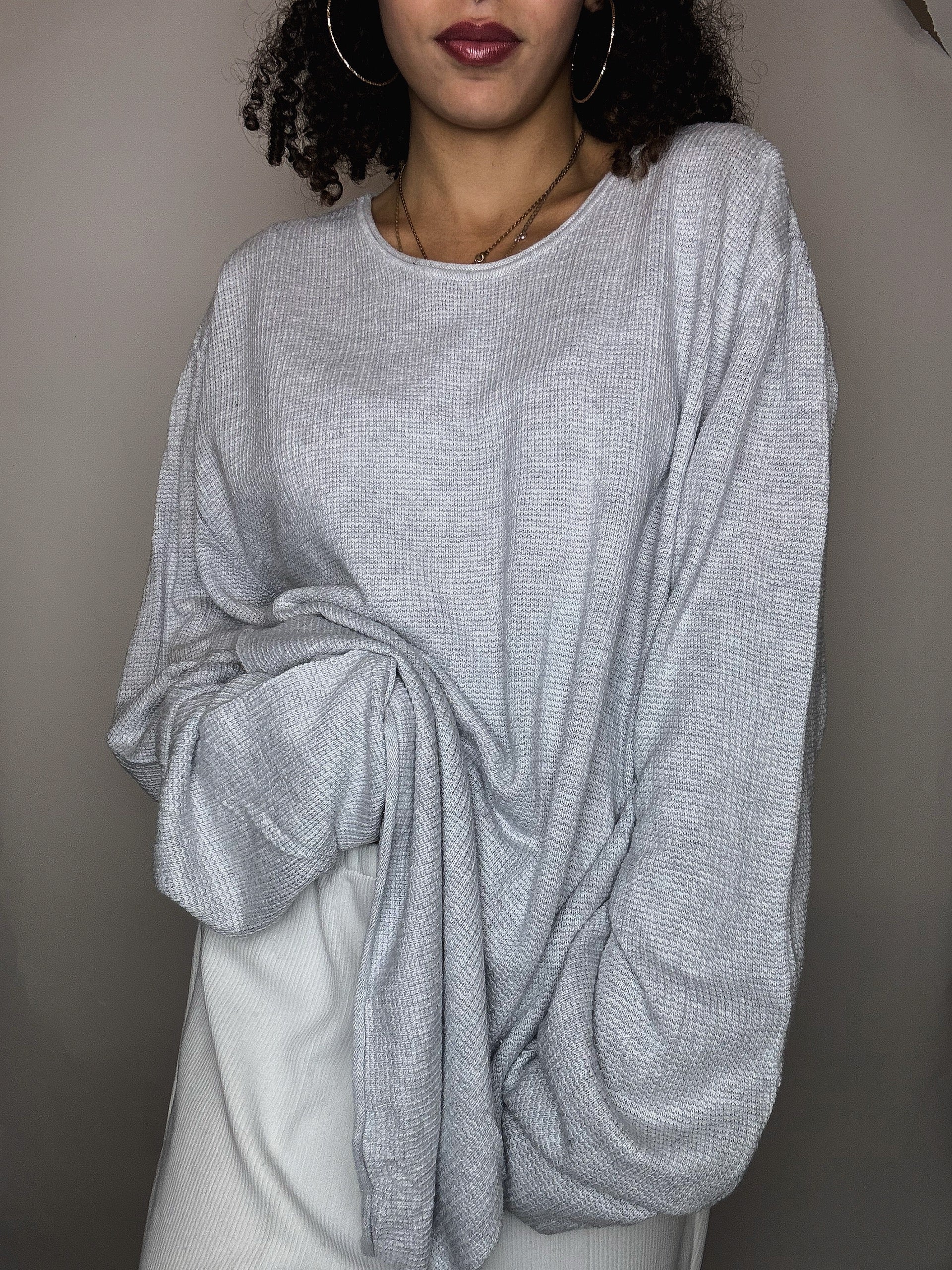 Pull thermal gris Calvin Klein 2XL vintage