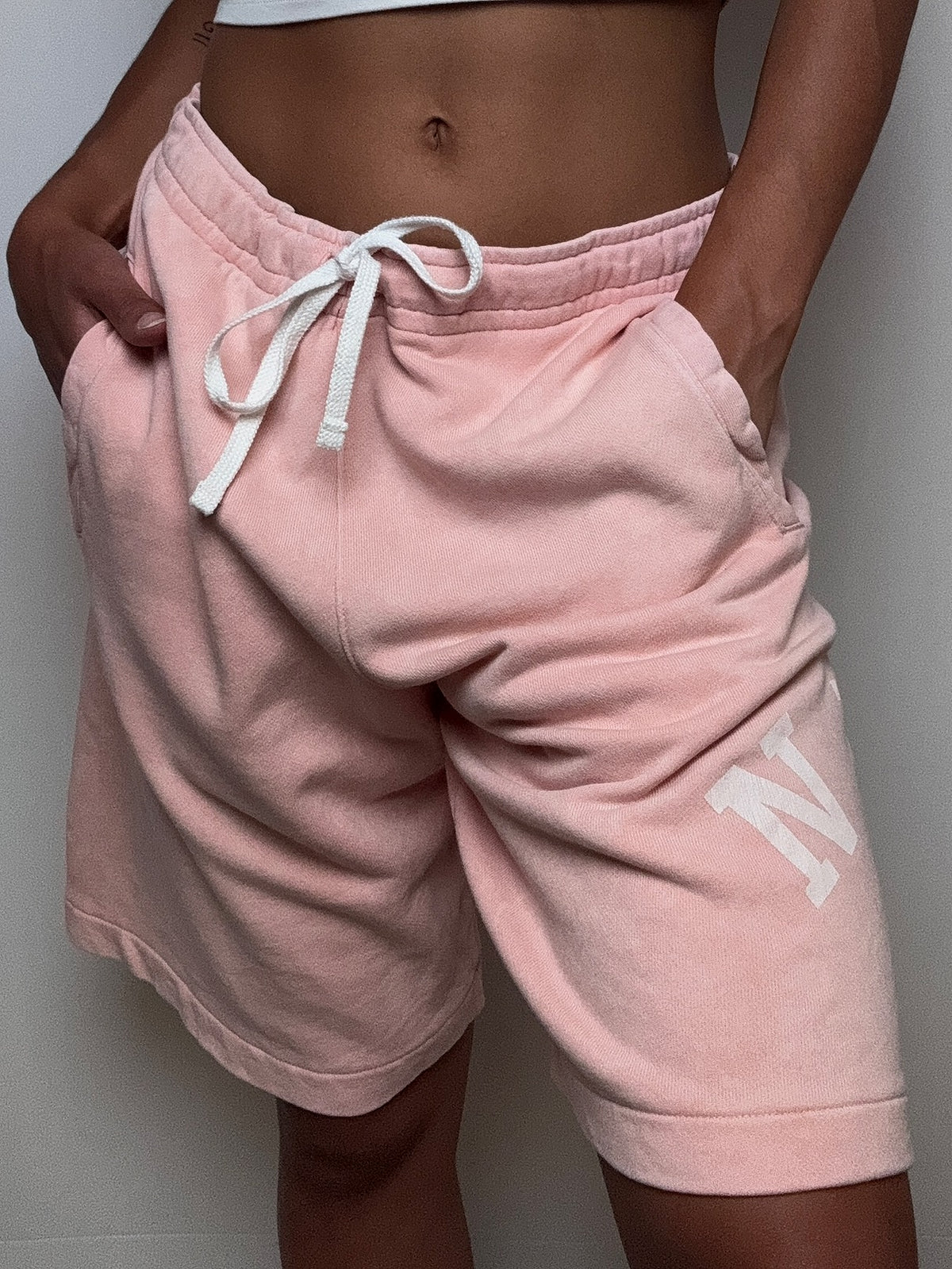 Short de sport rose Nike M/L vintage