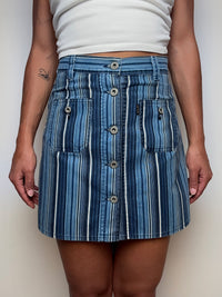 Jupe à boutons S/M vintage