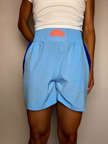 Short de boxe court bleu ELLESSE M vintage