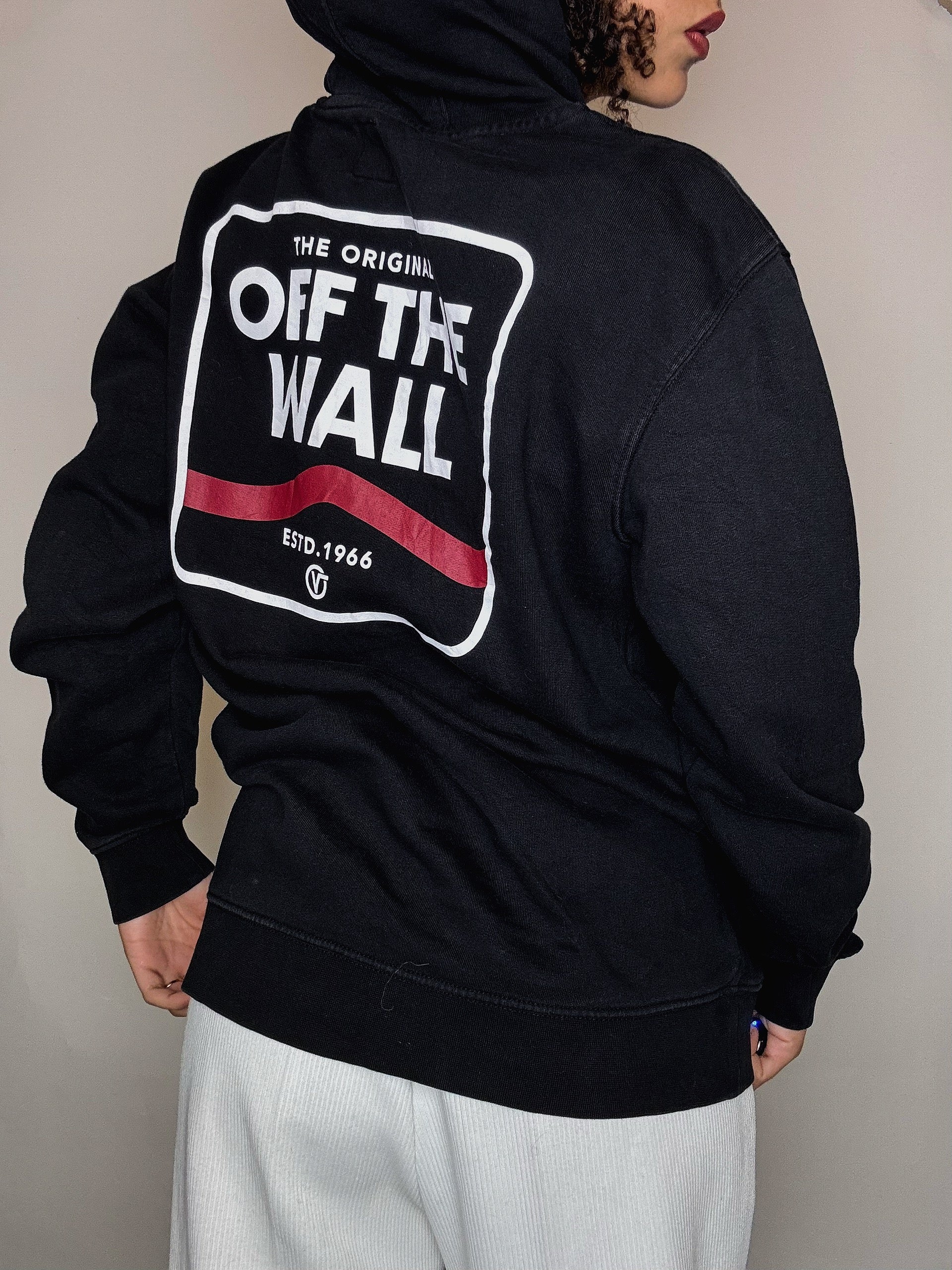 Sweat noir Vans M vintage