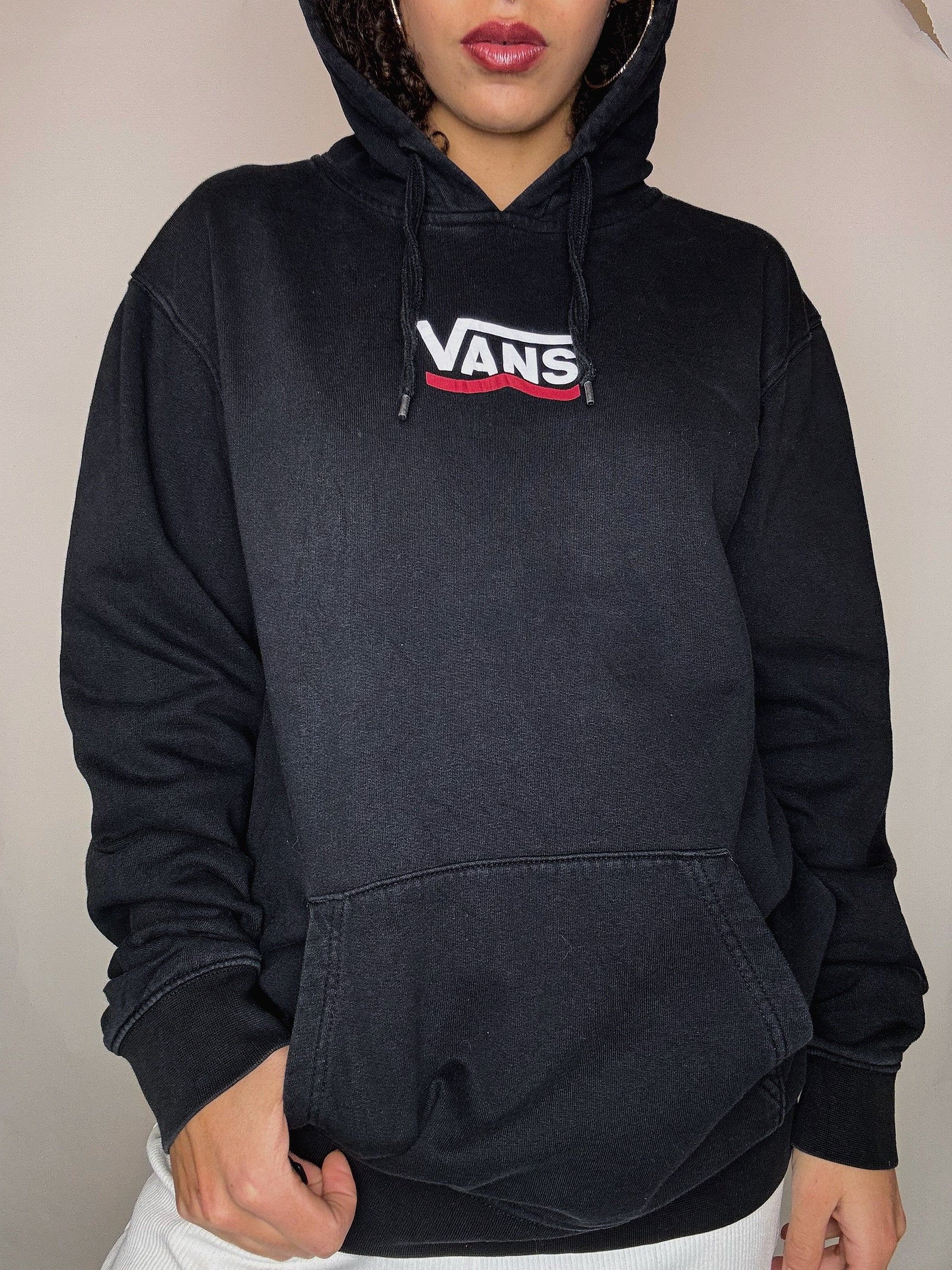 Sweat noir Vans M vintage