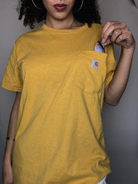 Tshirt jaune Carhartt L vintage