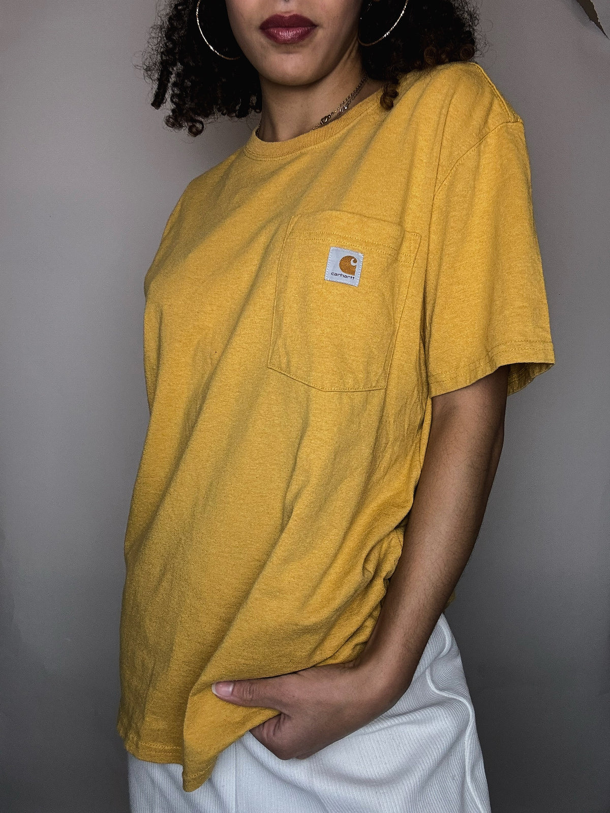 Tshirt jaune Carhartt L vintage