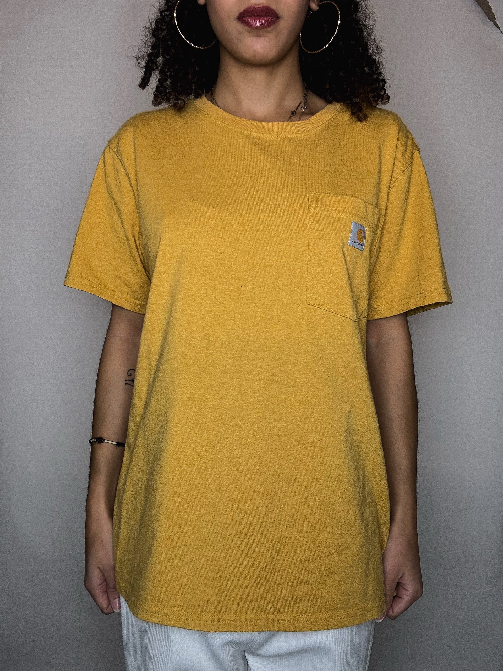 Tshirt jaune Carhartt L vintage