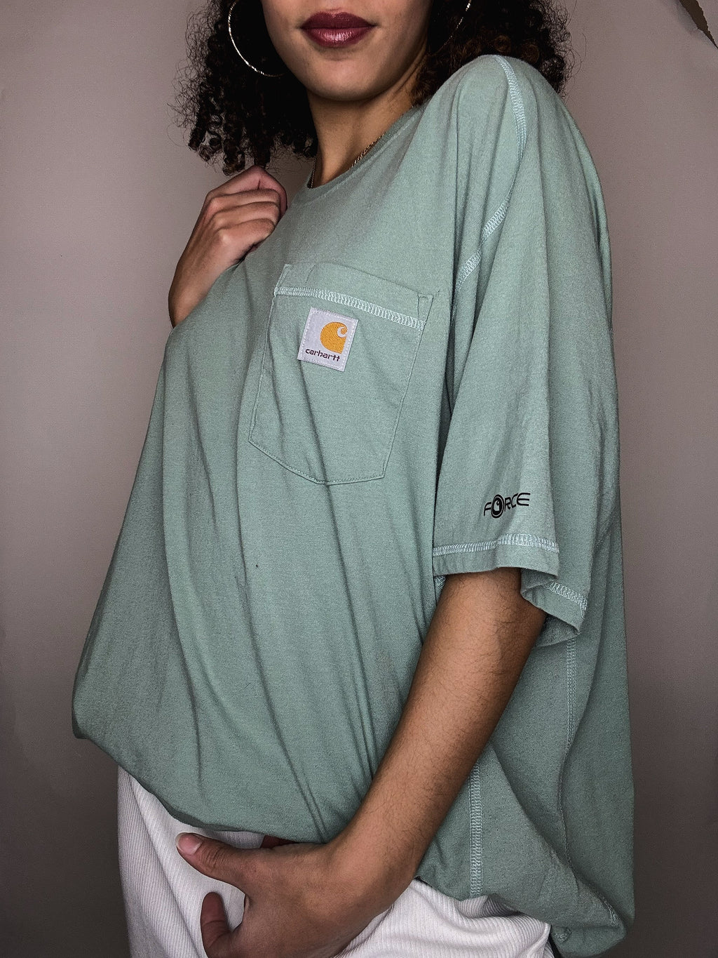 Tshirt vert d'eau Carhartt XL vintage
