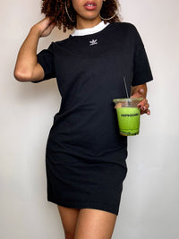 Robe manche courte noire ADIDAS M vintage