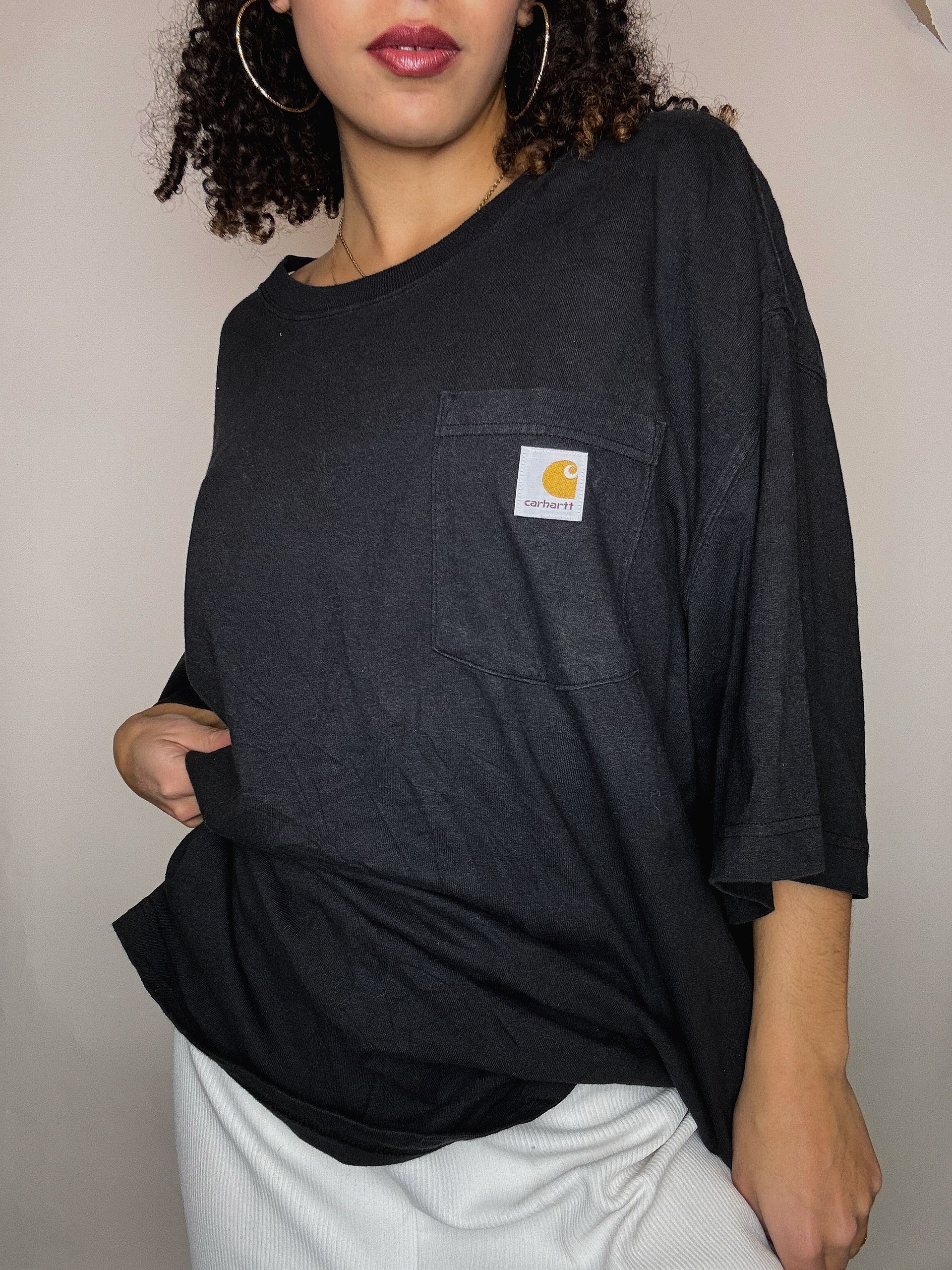 Tshirt noir Carhartt 2XL vintage