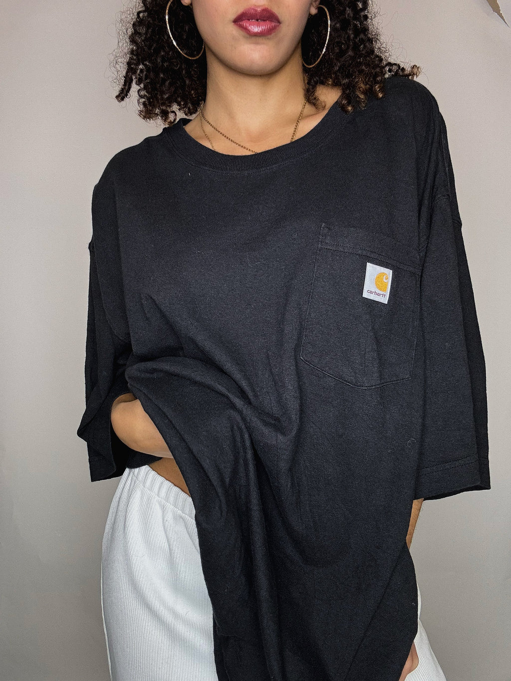 Tshirt noir Carhartt 2XL vintage