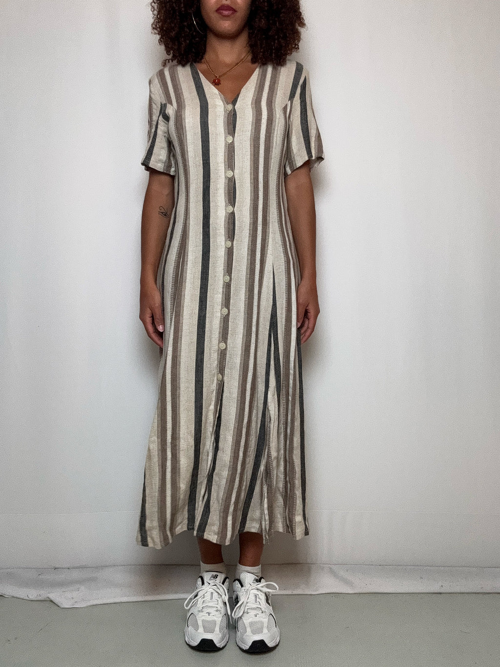 Robe en lin S vintage