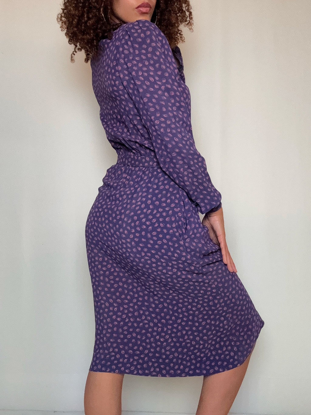 Robe longue fluide S vintage