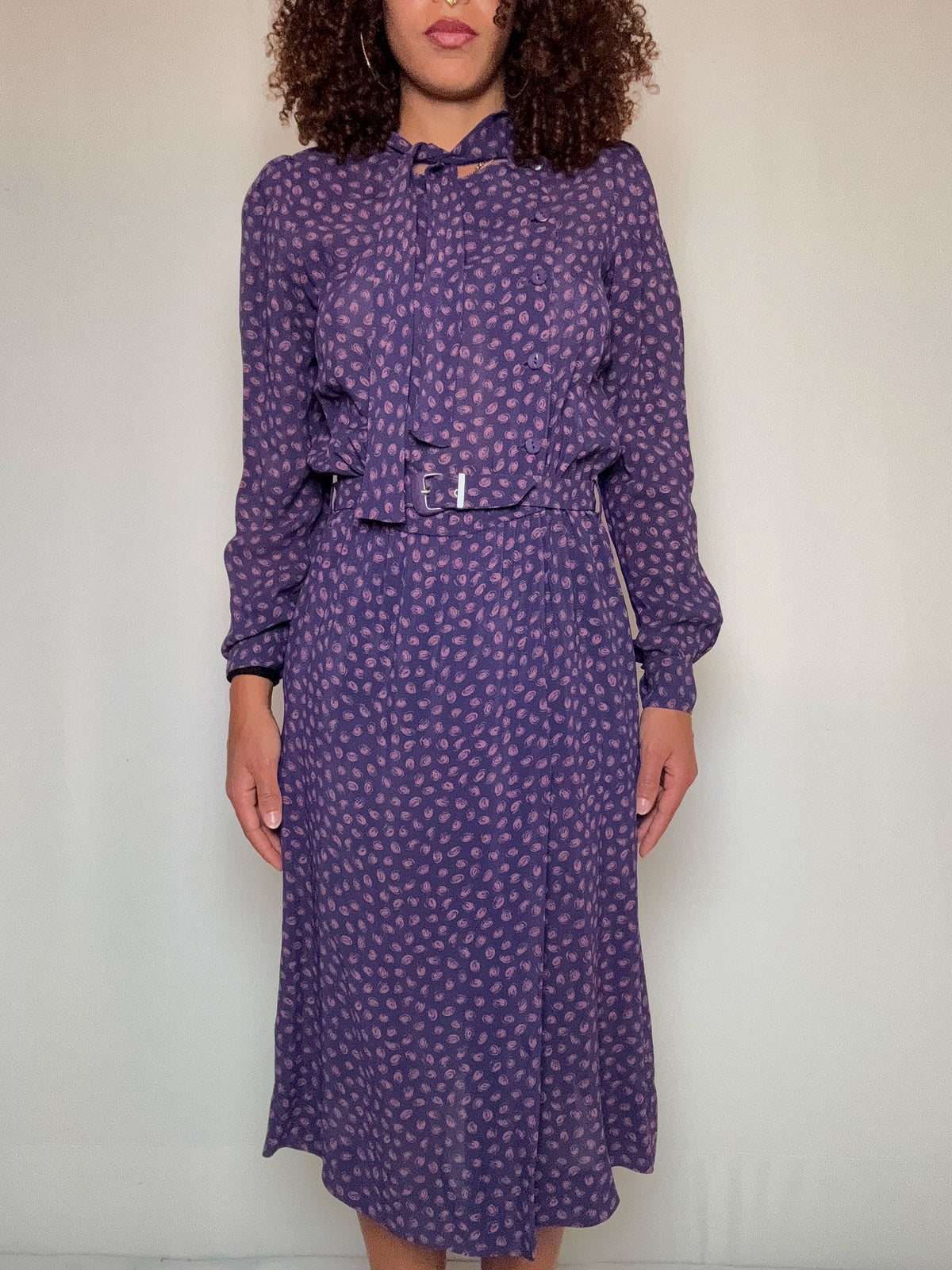 Robe longue fluide S vintage