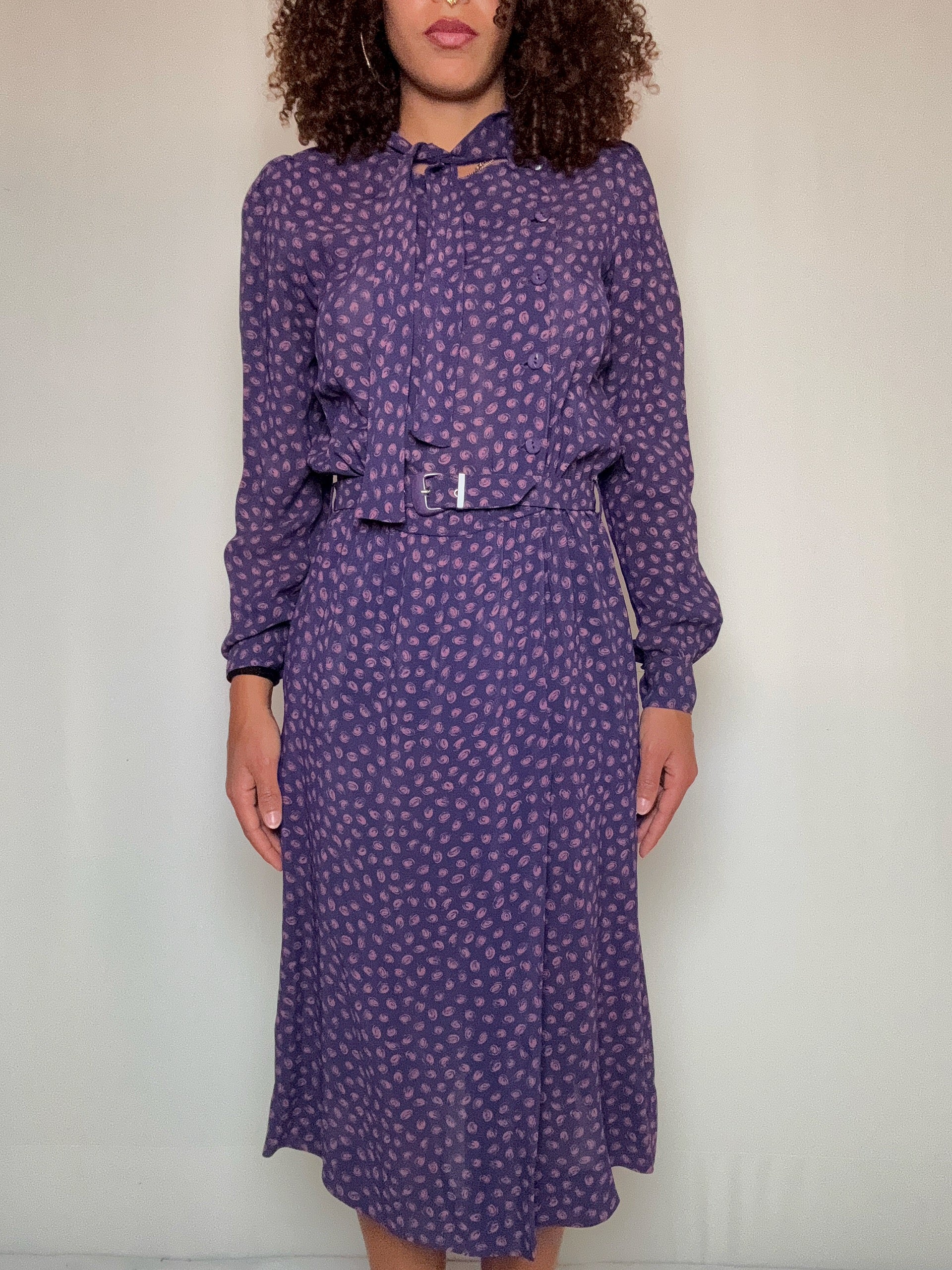 Robe longue fluide S vintage