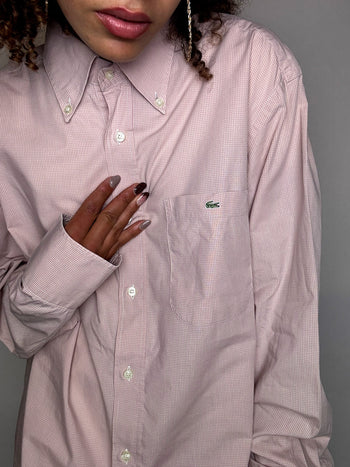 Vintage Navy and White Striped Shirt L/XL 