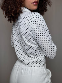 Chemisier polka dot M vintage