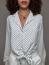 Chemisier polka dot M vintage