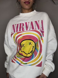 Sweat banc Nirvana S vintage