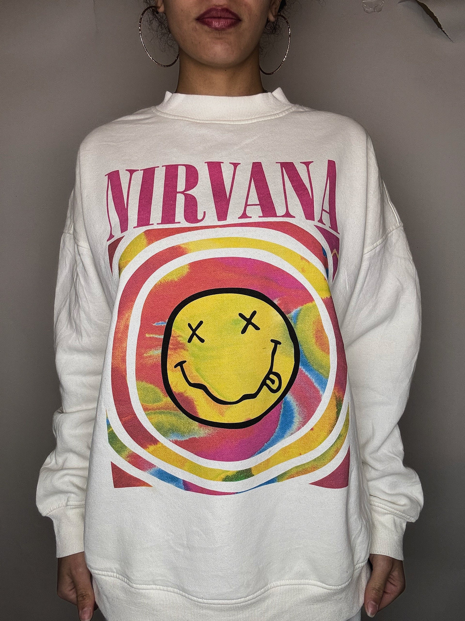 Sweat banc Nirvana S vintage