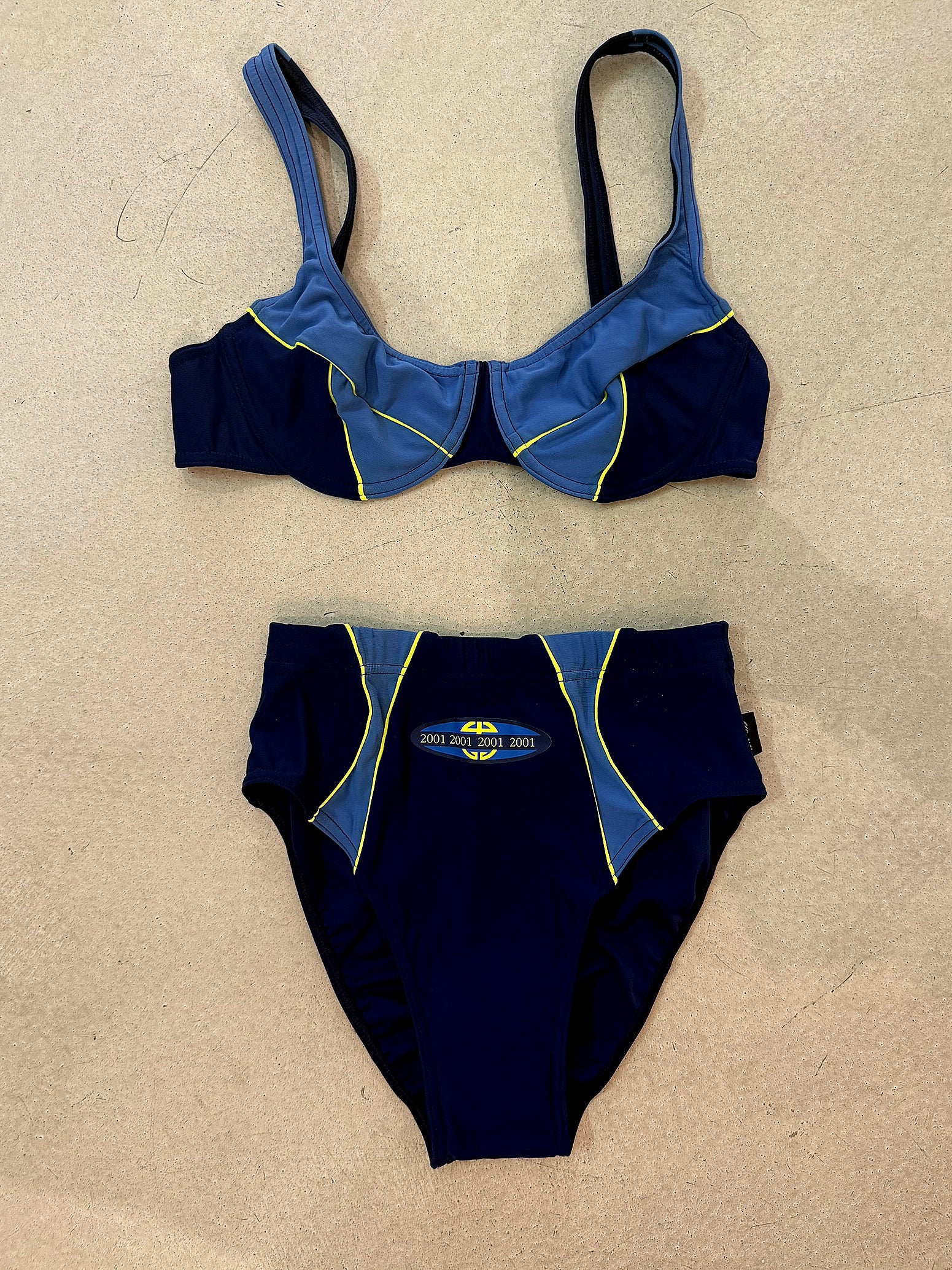Maillot de bain deux pièces S vintage