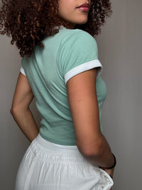 Tshirt vert d'eau Levi's XS vintage