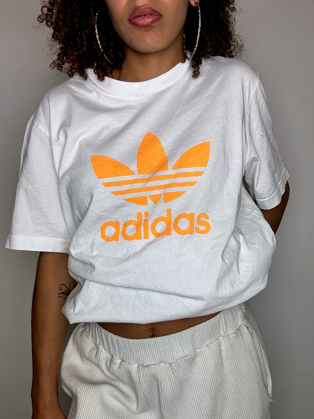 Tee shirt blanc ADIDAS M vintage