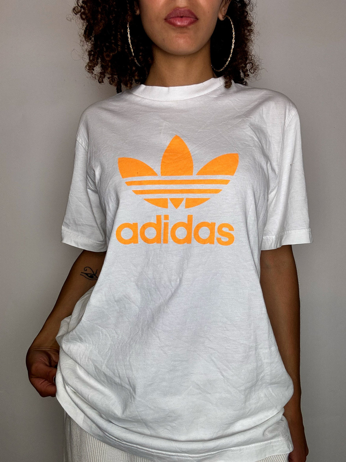 Tee shirt blanc ADIDAS M vintage