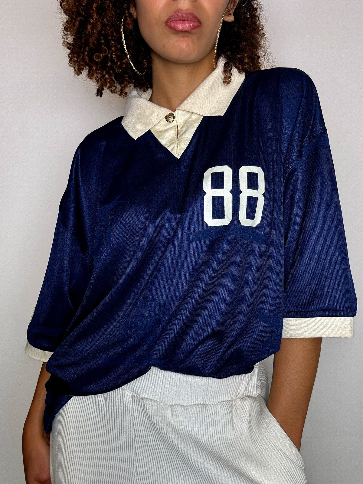 Polo manches courtes marine TOMMY HILFIGER XL vintage