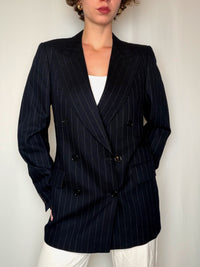 Blazer marine rayé BOSS M/L vintage