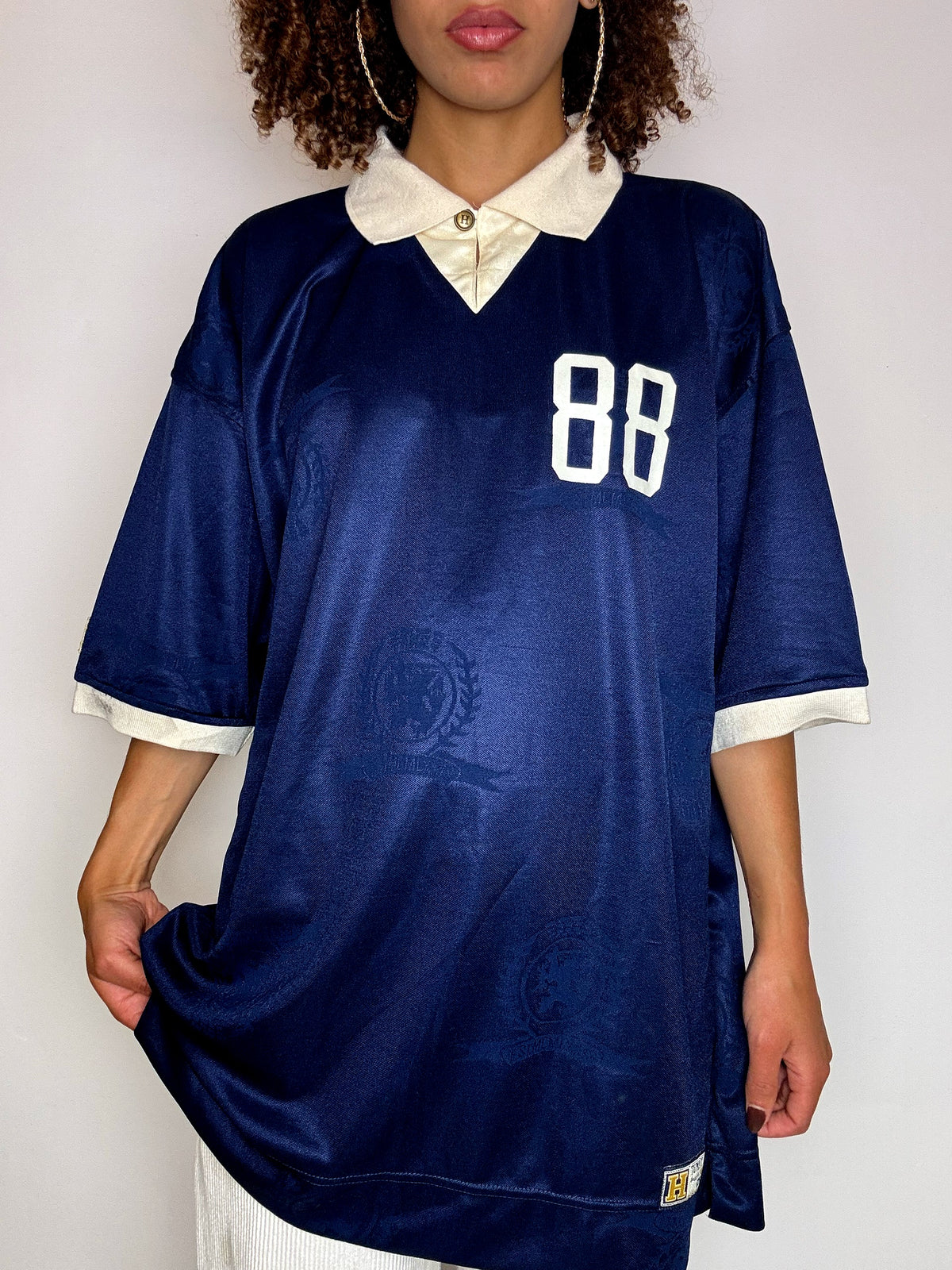 Polo manches courtes marine TOMMY HILFIGER XL vintage