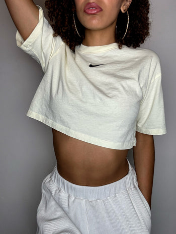 Tee shirt jaune NIKE S vintage