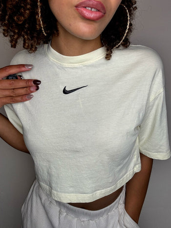 Tee shirt jaune NIKE S vintage