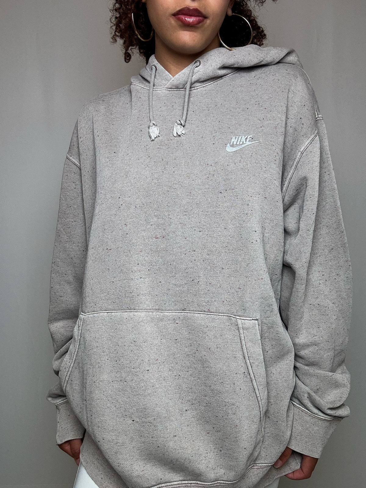 Sweat à capuche beige Nike XL vintage