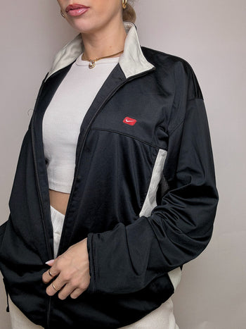 Vintage NIKE L schwarze Sportjacke