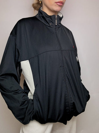 Vintage NIKE L schwarze Sportjacke