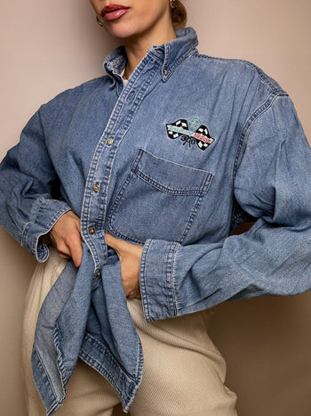 Vintage L/XL Denim Shirt