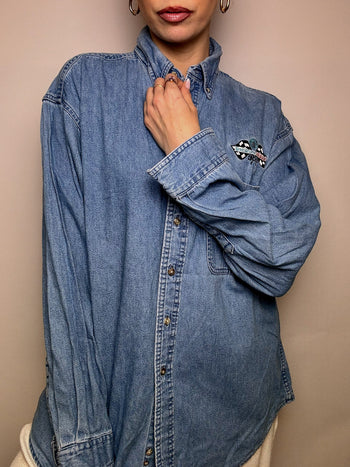 Vintage L/XL Denim Shirt