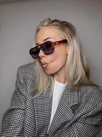 Amazonia XL - écailles / verres bleus