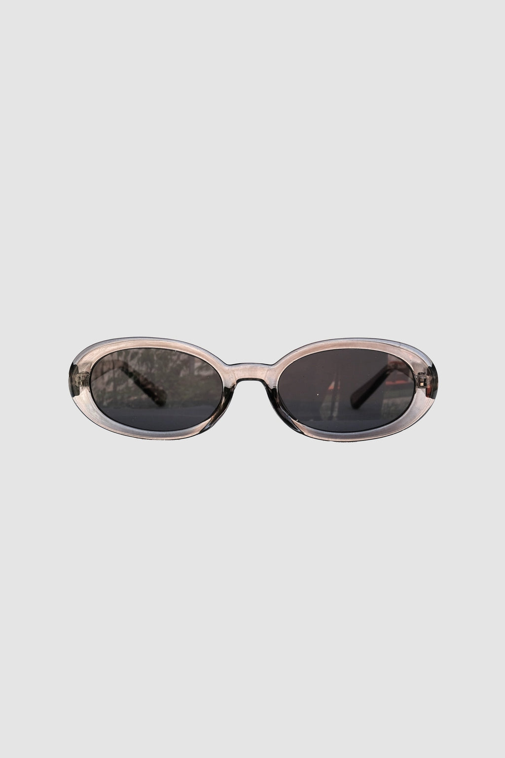 Blue recycled rectangular vintage glasses with blue lenses 