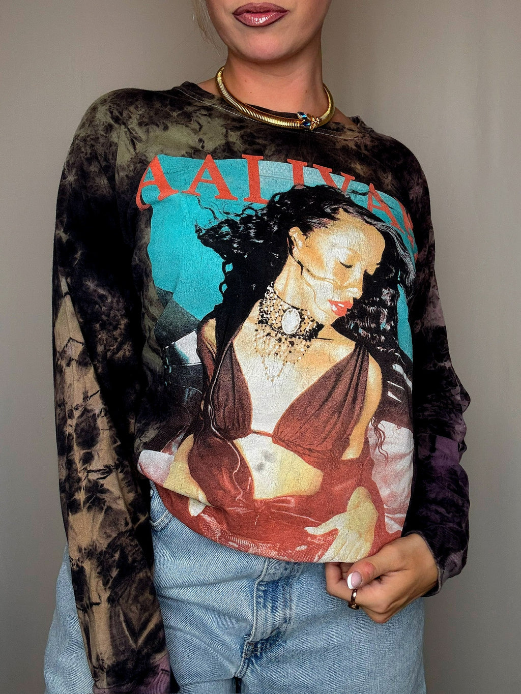 Vintage schwarze Ledertasche mit Schulterriemen