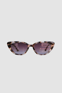 Blaue, recycelte, rechteckige Vintage-Brille mit blauen Gläsern 
